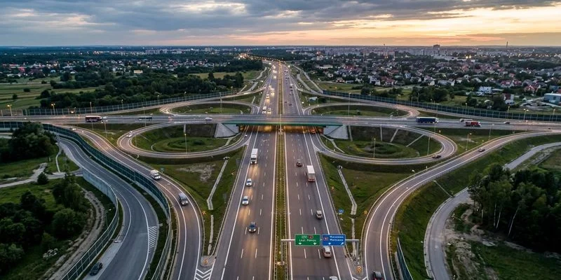 Ekodukt nad autostradą - przejście dla zwierząt