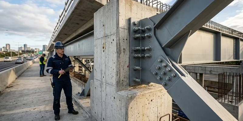 Warstwy konstrukcji nawierzchni drogowej - przekrój schematyczny
