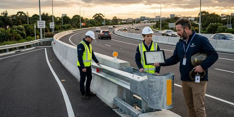 System zarządzania bezpieczeństwem infrastruktury drogowej